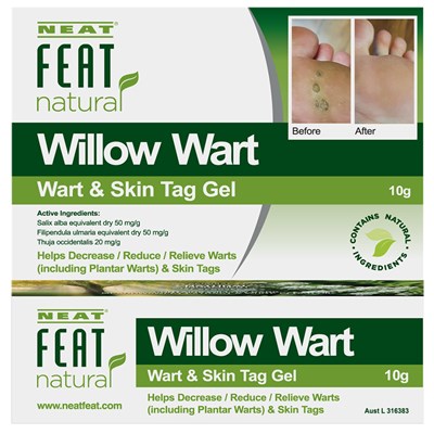Neat Feat Natural Willow Wart Wart and Skin Tag Gel 10g