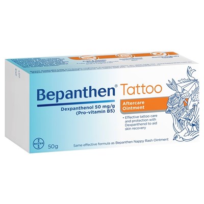Bepanthen Tattoo Aftercare and Protection Ointment 50g