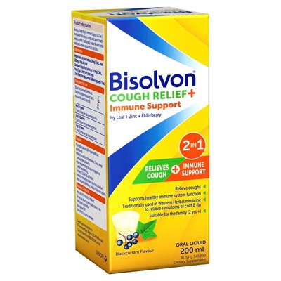 Bisolvon Cough + Immune 200ml