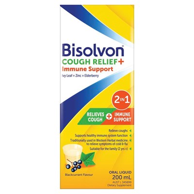 Bisolvon Cough + Immune 200ml