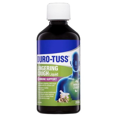 Duro-Tuss Lingering Cough + Immune Support Liquid 200mL
