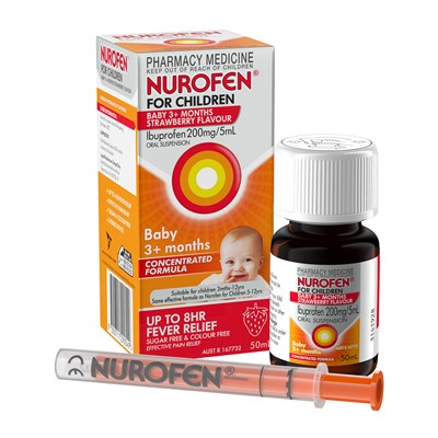 Nurofen for Children Baby 3+ Months Concentrated Liquid