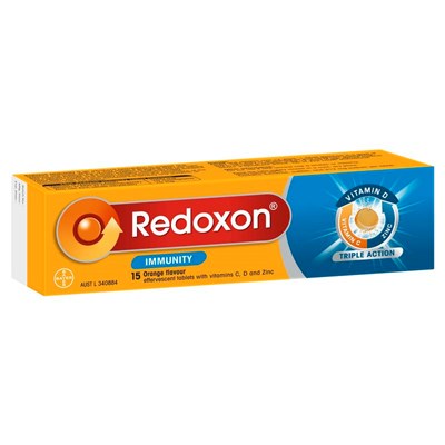 Redoxon Immunity Orange 15 Effervescent Tablets