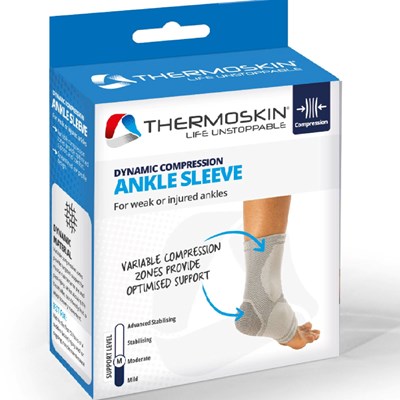 Thermoskin Dynamic Compression Ankle Sleeve Large/Extra Large