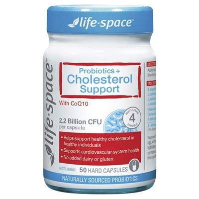 Life-Space Probiotic + Cholesterol Support 50 Capssules