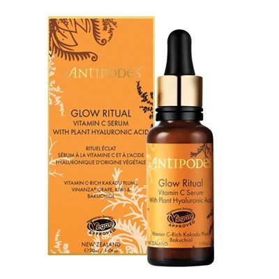 Antipodes Glow Ritual Vitamin C Serum With Plant Hyaluronic Acid 30mL