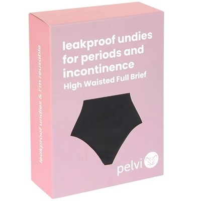 Pelvi Leakproof Full Brief Black Large