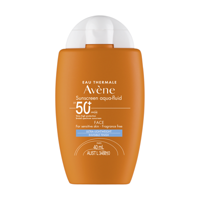 Avene Sunscreen Aqua-Fluid SPF50+ 40mlL for sensitive skin