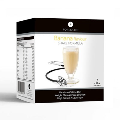 Formulite Banana Shake Sachet Box 7 Pack