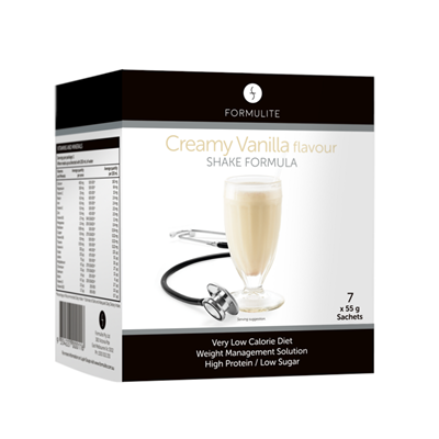 Formulite Creamy Vanilla Shake Sachet Box 7 Pack