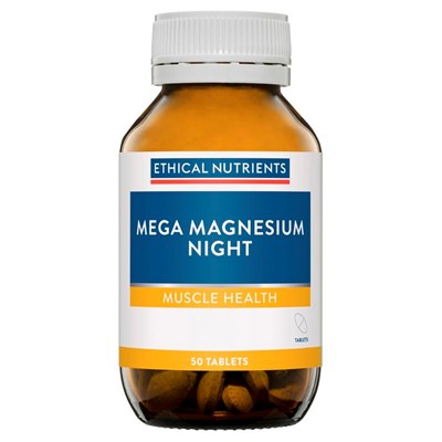 Ethical Nutrients Mega Magnesium Night 50 Tablets
