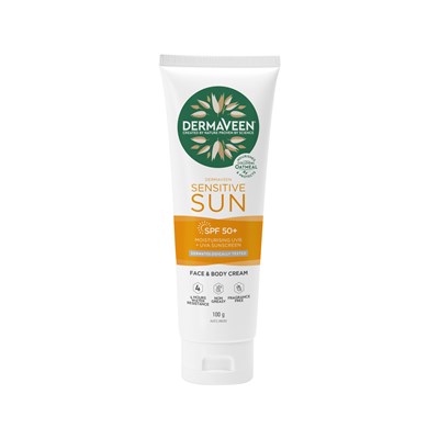 Dermaveen Daily Nourish Sun Sensitive Body Moisturiser SPF50+ 100g