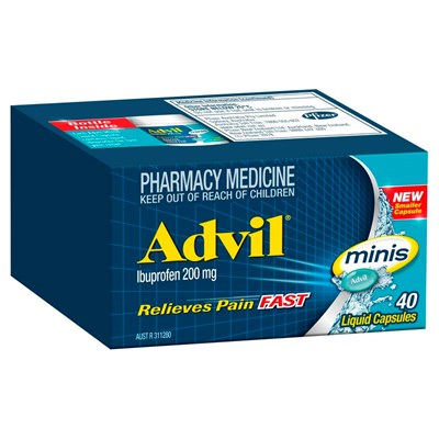 Advil Minis Liq 40 Caps