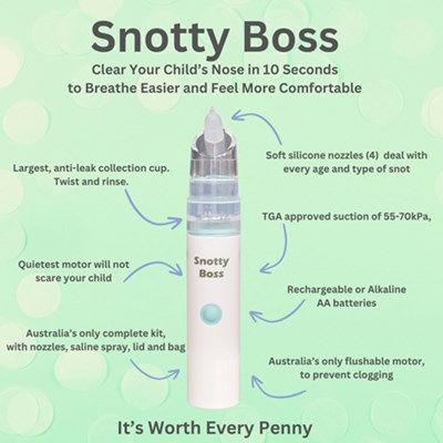 Snotty Boss Nasal Aspirator Kit
