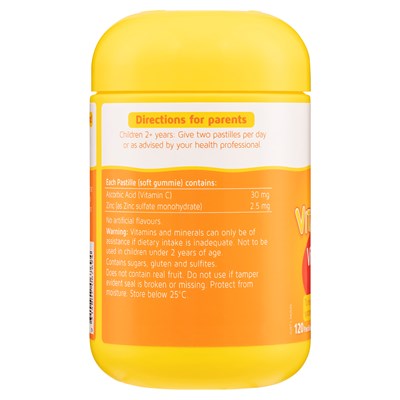 Nature's Way Kids Smart Vita Gummies Vitamin C + Zinc