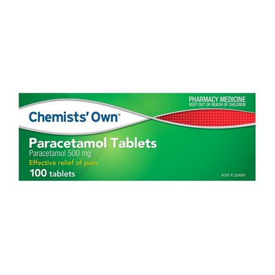 Chemists' Own Paracetamol 100 Tablets