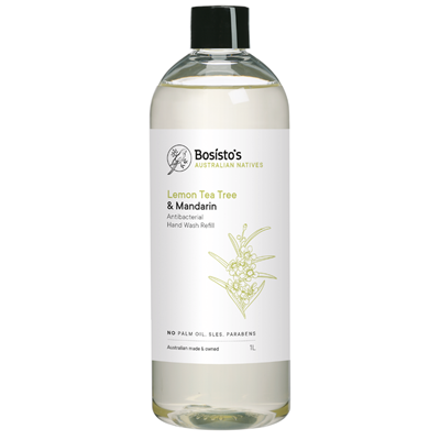 Bosisto's Lemon Tea Tree & Mandarin Hand Wash Refill 1 Litre