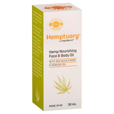 Topiderm Hemptuary Nourishing Face & Body Oil 30mL
