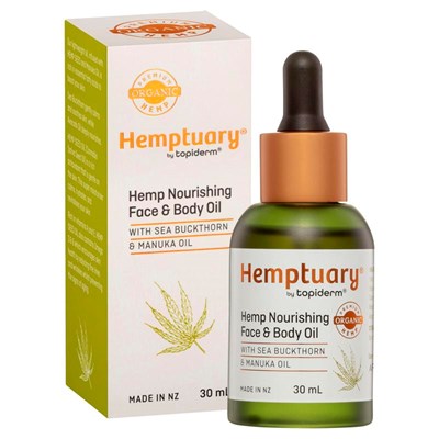 Topiderm Hemptuary Nourishing Face & Body Oil 30mL