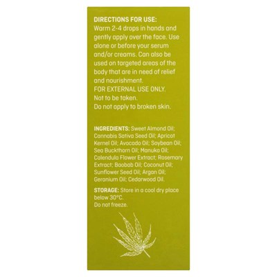 Topiderm Hemptuary Nourishing Face & Body Oil 30mL