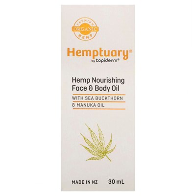 Topiderm Hemptuary Nourishing Face & Body Oil 30mL