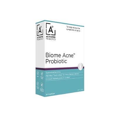 Activated Probiotics Biome Acne Probiotic 30 Vege Capsules