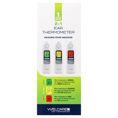 Welcare Ear Thermometer 2 in 1
