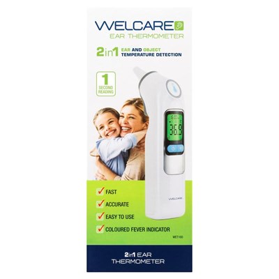 Welcare Ear Thermometer 2 in 1