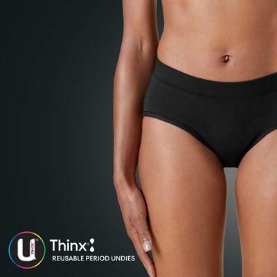 U By Kotex Thinx Reusable Period Undies Briefs Size 14-16