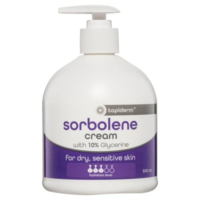 Topiderm Sorbolene Cream 500ml Pump Bottle