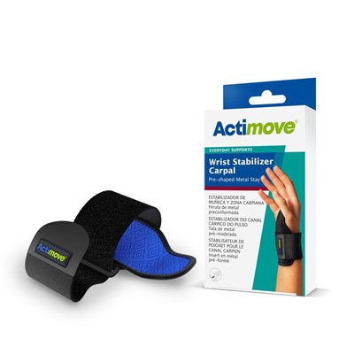 Actimove Carpal Wrist Brace Right/Left Universal Black
