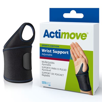 Actimove Sport Wrist Brace Right/Left Black