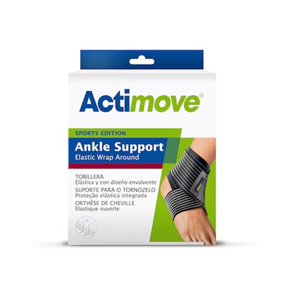 Actimove Sport Ankle Wrap Around Medium Black