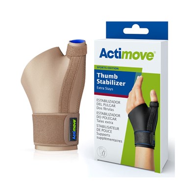 Actimove Sport Thumb Stabilizer with Extra Stays Small/Medium Beige