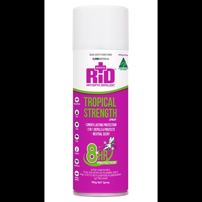 RID Tropical Strength + Antiseptic Aerosol 150g