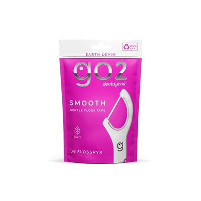 Go2 Dentagenie Smooth Flosspyx Minty 36 Pack