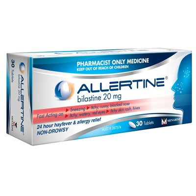 Allertine (Bilastine) 20mg Tablets 30