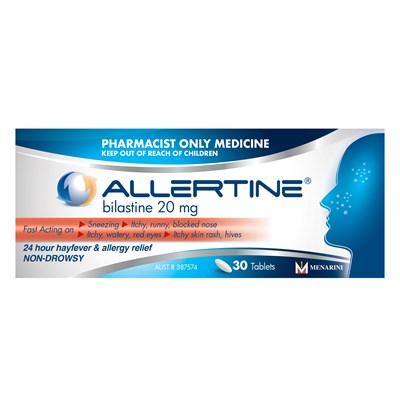 Allertine (Bilastine) 20mg Tablets 30
