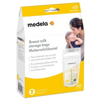 Medela Breast Milk Storage Bags 25 Bags