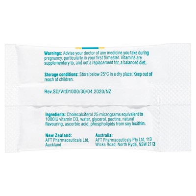 Vitamin D Lipo-Sachets 5g 30's