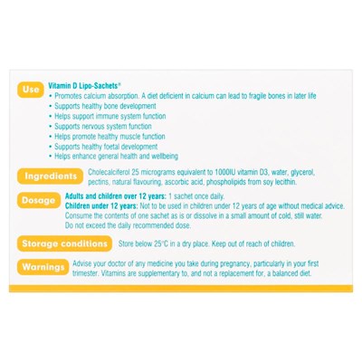 Vitamin D Lipo-Sachets 5g 30's