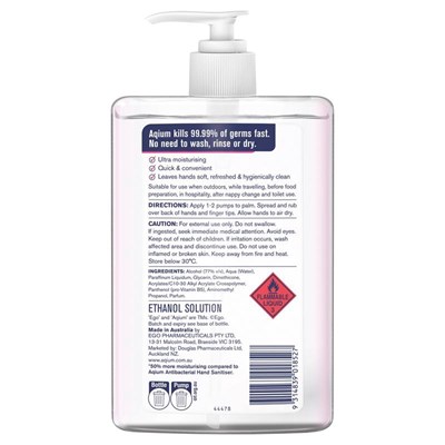 Aqium Ultra Antibacterial Hand Sanitiser 1 Litre