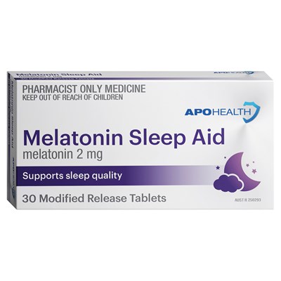 APOHEALTH Melatonin (2mg) Sleep Aid 30 Modified Release Tablets