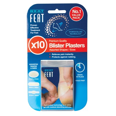 Neat Feat Blister Plasters 10 Pack