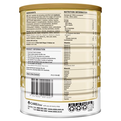Alula Gold Stage 2 Follow-On Formula 6-12 Months 900g