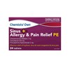 Chemists' Own Sinus + Allergy & Pain Relief PE 24 Tablets