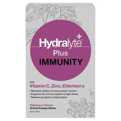Hydralyte Plus Immunity 10 Pack