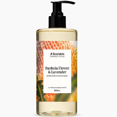 Bosisto's Banksia Flower & Lavender Hand Wash 500mL