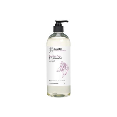 Bosisto's Davidson Plum & Pink Graprefruit Body Wash 1L