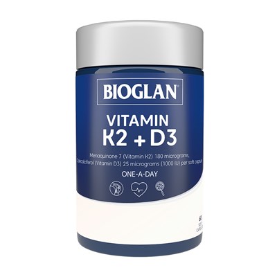 Bioglan Vitamin K2 + D3 60 Capsules